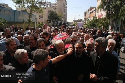 تشییع پیکر مرحوم یدالله صمدی