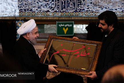 مراسم عزاداری روز عاشورا در حرم شاه عبدالعظیم 