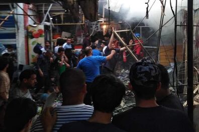 انفجار در بازار شهرک صدر بغداد ۲۹ کشته و ۴۷ زخمی برجای گذاشت