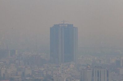 تهران در مرز آلودگی هوا