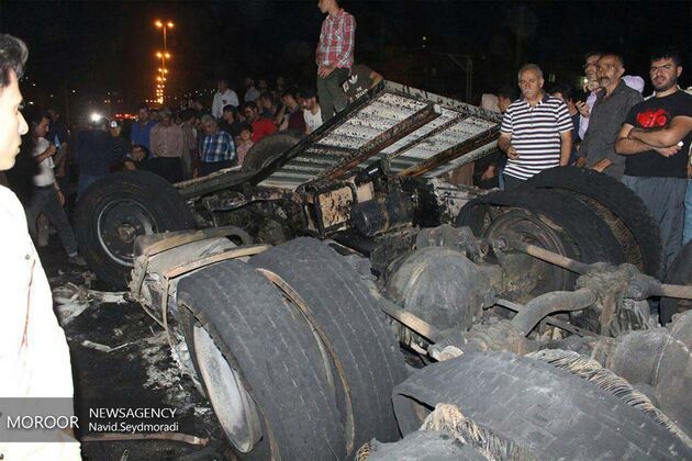 افزایش تعداد جان باختگان تصادف اتوبوس در استان لرستان