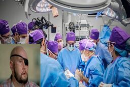 اولین پیوند چشم کامل در جهان