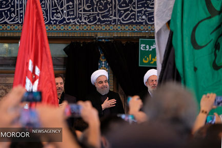 مراسم عزاداری روز عاشورا در حرم شاه عبدالعظیم 