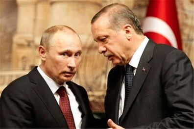دیدار اردوغان و پوتین در مسکو 