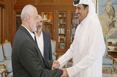 مقامات حماس از امیر قطر تقدیر کردند