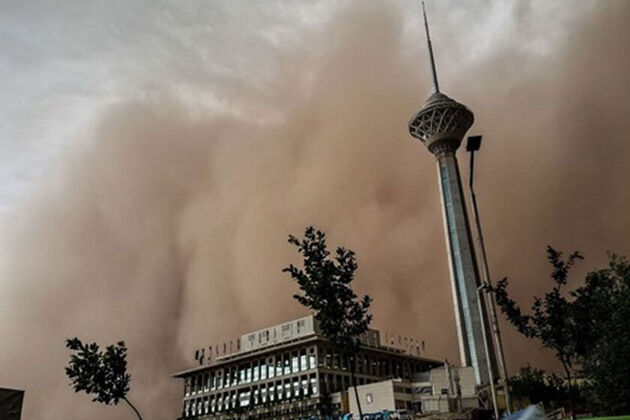 تداوم خیزش گرد و خاک تا روز پنجشنبه در تهران