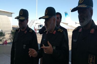 سرلشکر سلامی وارد استان سیستان ‌وبلوچستان شد