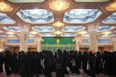 مراسم یوم‌الله‌ ۱۲ بهمن در حرم مطهر امام‌خمینی(ره) برگزار شد