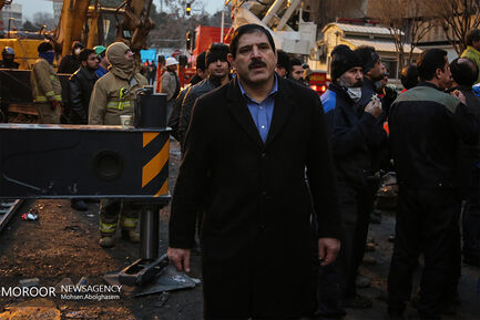 یک روز پس از تخریب ساختمان پلاسکو