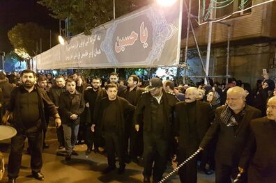 عزاداری قلعه نویی در کنار تبریزی ها