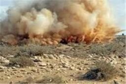 انهدام مین های جمع آوری شده در قصرشیرین از سوی گروه های پاکسازی