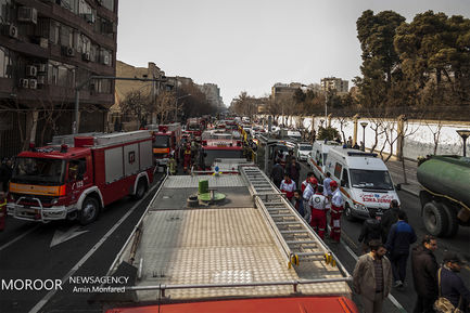 آتش سوزی و فرو ریختن ساختمان پلاسکو