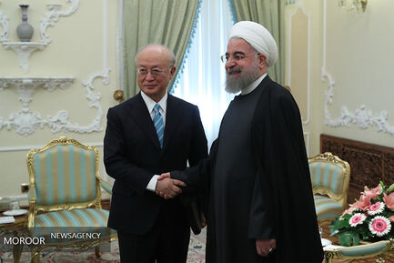  دیدار مدیرکل آژانس بین المللی انرژی اتمی با رییس جمهور