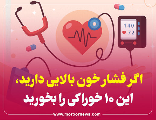 اینفوگرافیک/خوراکی های مفید برای فشار خون