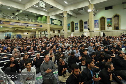 دومین روز مراسم سوگواری امام علی (ع) با حضور مقام معظم رهبری