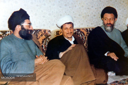 تصاویری از آیت‌الله هاشمی رفسنجانی در کنار مقام معظم رهبری