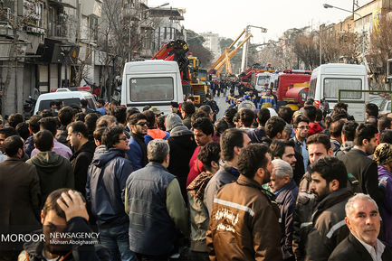 آتش سوزی و فرو ریختن ساختمان پلاسکو