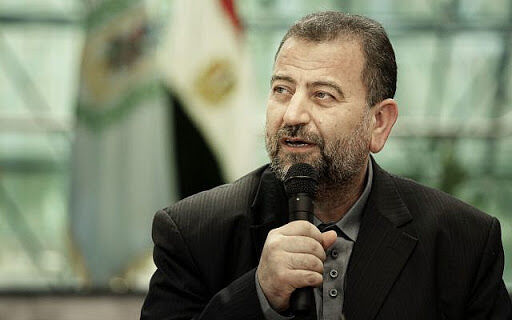 حضور سردار سلیمانی در اتاق عملیات مقاومت فلسطین در پی حملات رژیم صهیونیستی