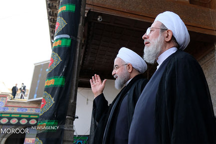 مراسم عزاداری روز عاشورا در حرم شاه عبدالعظیم 