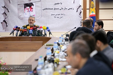 نشست خبری رییس سازمان بسیج مستضعفین