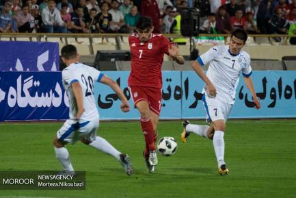مسابقه فوتبال دوستانه تیم های ملی جمهوری اسلامی ایران و ازبکستان