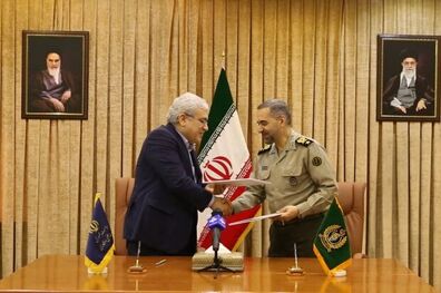 امضا تفاهم‌نامه همکاری میان وزارت دفاع و بنیاد ملی نخبگان