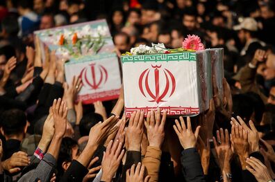  جزئیات آیین تشییع پیکرهای شهدای آتش نشان ساختمان پلاسکو در مصلای تهران
