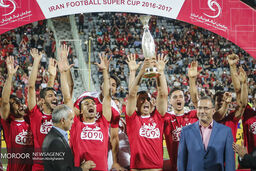 جشن قهرمانی پرسپولیس در سوپرجام فوتبال
