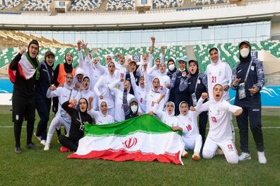 تمجید AFC از تیم ملی فوتبال زنان ایران برابر هند