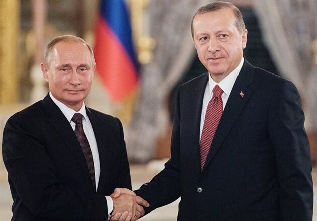 پوتین: روسیه، ترکیه را شریکی بسیار مهم می‌داند/ اردوغان: مخالف تجزیه عراق و سوریه‌‌ هستیم
