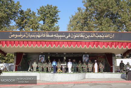 صبحگاه مشترک یگان های نمونه ارتش جمهوری اسلامی ایران