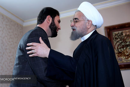  رییس جمهوری در دیدار خانواده شهید سردار سرتیپ پاسدار حسین همدانی