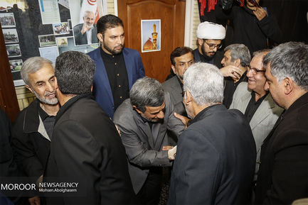 مراسم ختم برادر محمود احمدی نژاد