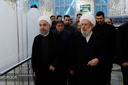 مراسم عزاداری روز عاشورا در حرم شاه عبدالعظیم 