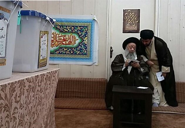 آیت‌الله موسوی جزایری در انتخابات شرکت کرد