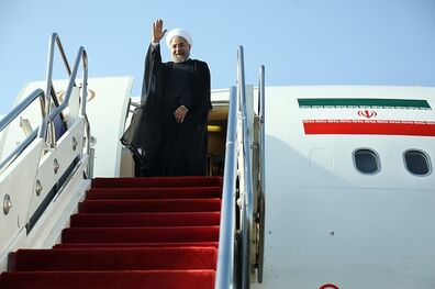 روحانی به تهران باز می گردد