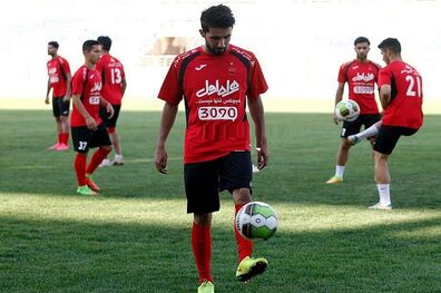 تمرینات پرسپولیس در ورزشگاه خیریه عمل 