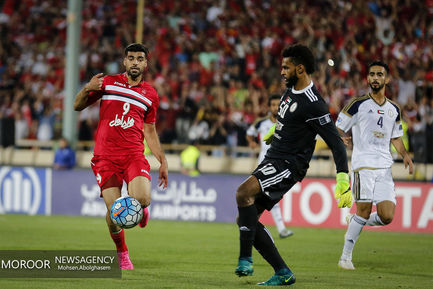 دیدار تیم های فوتبال پرسپولیس ایران و الوحده امارات
