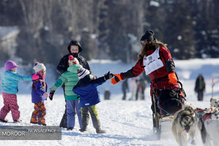 مسابقه آیدیتارود(سورتمه سواری) در آلاسکا