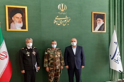 سرلشکر موسوی با رئیس مجلس شورای اسلامی دیدار کرد