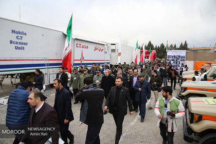 افتتاح نمایشگاه دستاوردهای بهداری نیروی زمینی سپاه