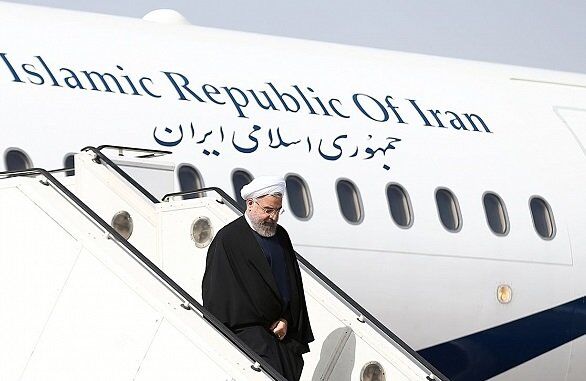 روحانی وارد اهواز شد