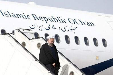 روحانی وارد بوشهر شد
