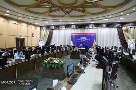 نشست خبری حسین عاشوری، قائم مقام راهآهن جمهوری اسلامی ایران