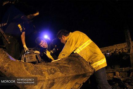 تصادف مرگبار اتوبوس و تانکر سوخت در سنندج