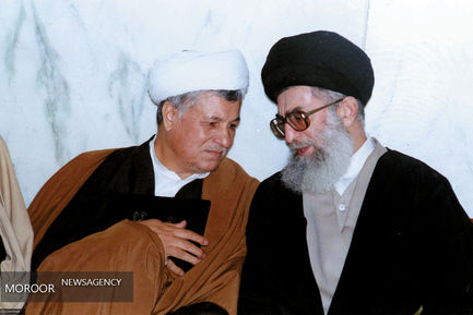 تصاویری از آیت‌الله هاشمی رفسنجانی در کنار مقام معظم رهبری