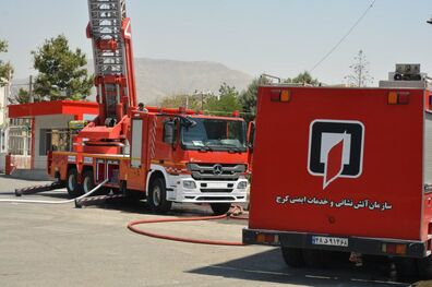 آتش‌سوزی در بیمارستانی حوالی میدان تجریش