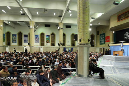 مراسم سوگواری امام علی (ع) با حضور مقام معظم رهبری