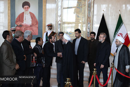 وداع با شهدای ترور در مجلس