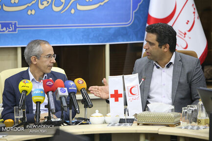 نشست خبری فعالیت های بین المللی جمعیت هلال احمر